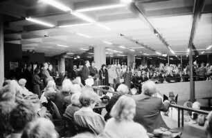 Freiburg: Ausstellung, Das ewige Gold der Menschen, Eröffnungsfeier in der Universitätsbibliothek