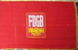 Fahne des Freien Deutschen Gewerkschaftsbundes
