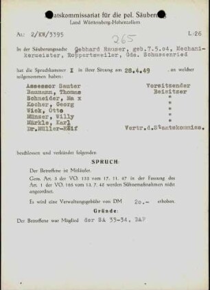 Rauser, Gebhard