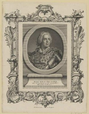 Bildnis des Maurice de Saxe