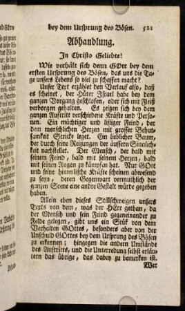 521-532, In Christo Geliebte! Wie verhaelt sich denn Gott ...