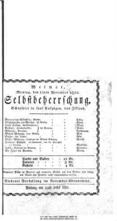 Selbstbeherrschung