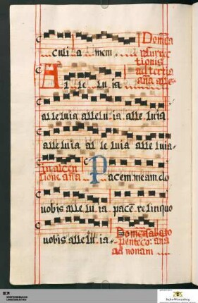 Antiphonen zu den kleinen Horen der Hochfeste
