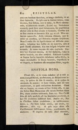 600-619, Epistola Nona-Epistola Decima Sexta