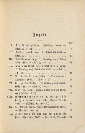 Evangelische Predigten, 2. Predigten über das christliche Leben