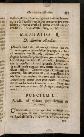159-170, Punctum I. Acedia est vitium perniciosum in tempore.