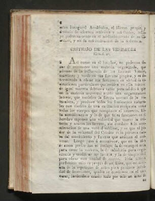 Criterio de las verdades