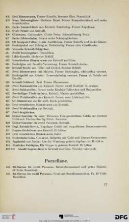 Porzellane (Nr. 446-652/657)