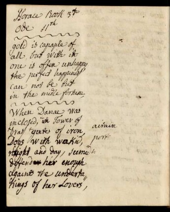 Horace Book 3th Ode 11 th
