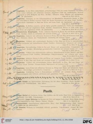 Plastik (Nr. 740-759)