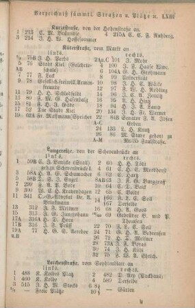 Langereihe. Lerchenstraße. [Lorentzendamm.]