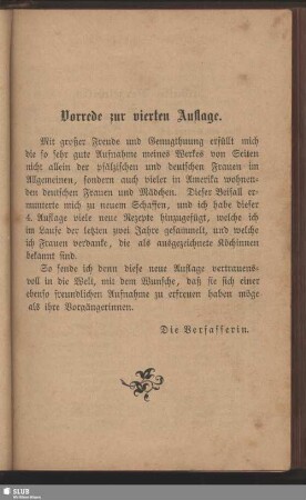 Vorrede zur vierten Auflage