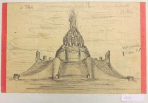 Bismarckdenkmal-Entwurf für Stettin "Wag's Knab"