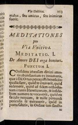 113-122, Meditatio I - II