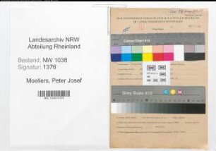Entnazifizierung Peter Josef Moellers , geb. 11.02.1910 (Angestellter)