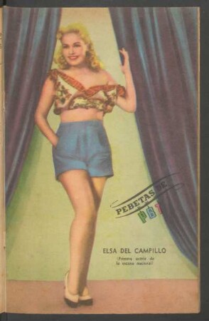 Elsa del Campillo (primera actriz de la escena nacional) - [Fotografía] : Pebetas de PBT