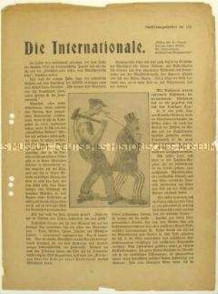 Antisemitisches Flugblatt der Deutschen Erneuerungs-Gemeinde anlässlich der Ruhrbesetzung 1923