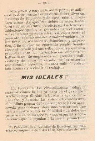 Mis ideales