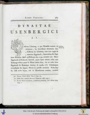 Dynastae Usenbergici.