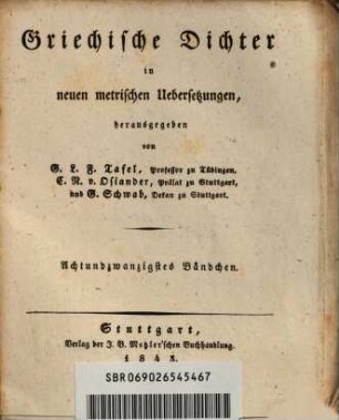 Homer's Werke, 10. Ilias ; Bdch. 5