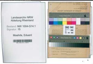 Entnazifizierung Eduard Moehrle , geb. 30.07.1889 (Geschaeftsfuehrer)