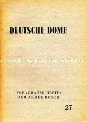 Heft aus der Reihe "Graue Hefte" der Armee Busch (Nr. 27)