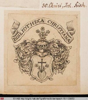 Wappen des Johann Friedrich Christ
