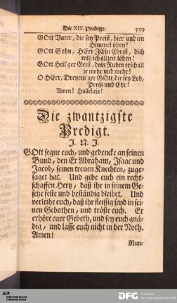 Die zwantzigste Predigt.