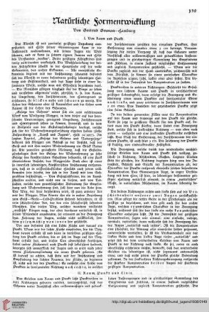 N.F. 18.1938: Natürliche Formentwicklung
