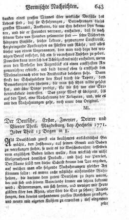 : Der Deutsche. T.1-4.