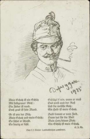 Mein Schatz ist ein Schütz [...]