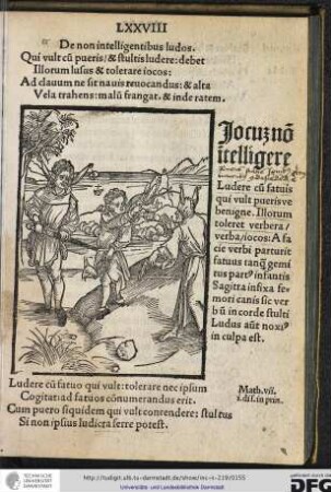 De non intelligentibus ludos.