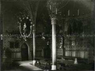 Innenansicht der Konventstube im Hochschloss der Marienburg