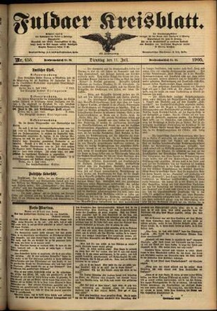 Ausgabe vom Dienstag, den 11. Juli 1905.