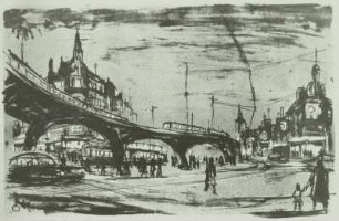 Schönhauser Allee am Abend