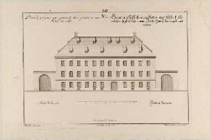 Fassade eines Gefängnisses