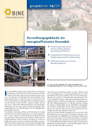 Verwaltungsgebäude als energieeffizientes Ensemble.