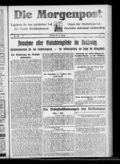 Die Morgenpost. 1924-