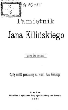 Pamiętnik Jana Kilińskiego