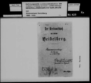 Vorbereitung und Durchführung der Kreisversammlung vom 26. April 1889 - 24. ordentliche Sitzung