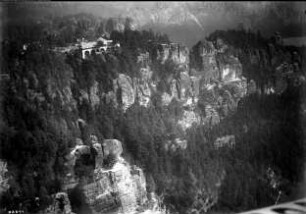 Bastei, Felsformation im Elbsandsteingebirge