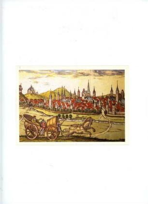Quedlinburg - historische Darstellung : Historische Darstellung von Quedlinburg