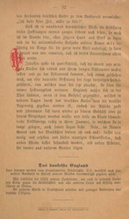 Das dunkelste England