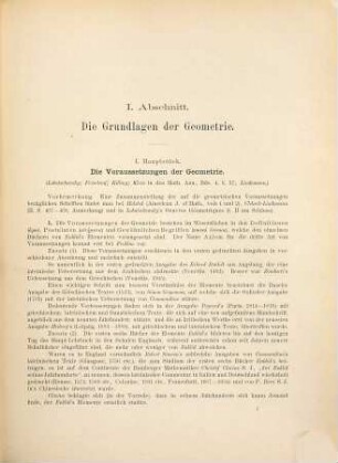 Synopsis der höheren Mathematik, 2. Geometrie der algebraischen Gebilde