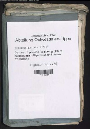 Maischsteuer aus dem Amt Schwalenberg