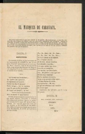 El marqués de Caravaca