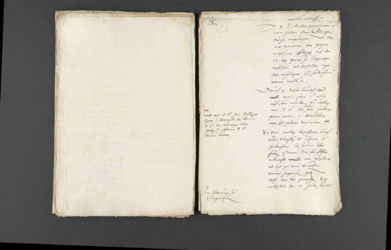 Anweisungen Herzog Christophs von Württemberg an den Obervogt zu Göppingen und den Kastner zu Heidenheim bezüglich eines Aufenthalts des Pfalzgrafen Wolfgang im Göppinger Schloss sowie in Heidenheim.