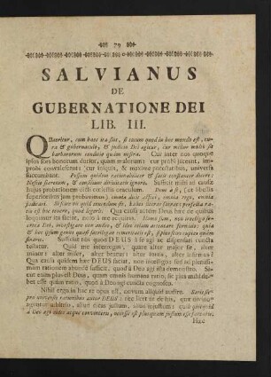 79-84, Salvianus de Gubernatione dei Lib. III.