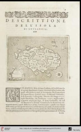 Descrittione dell‘ Isola di Gotlandia