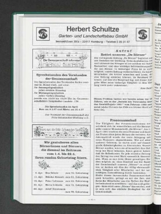Die Genossenschaft informiert